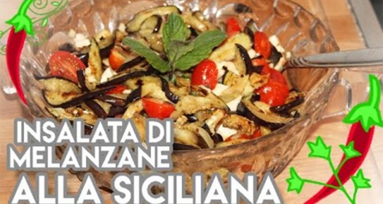 Ricette siciliane insalata di melanzane