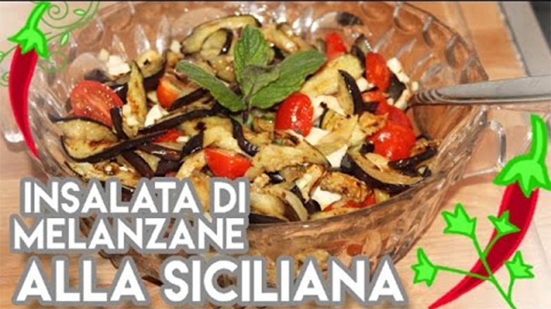 Ricette siciliane insalata di melanzane